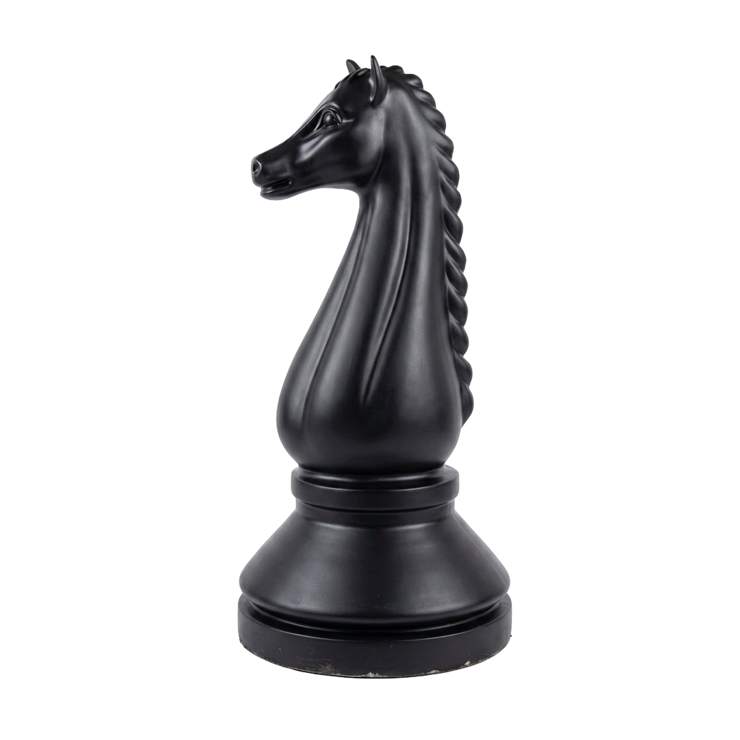 Chess Knight – Matte Black