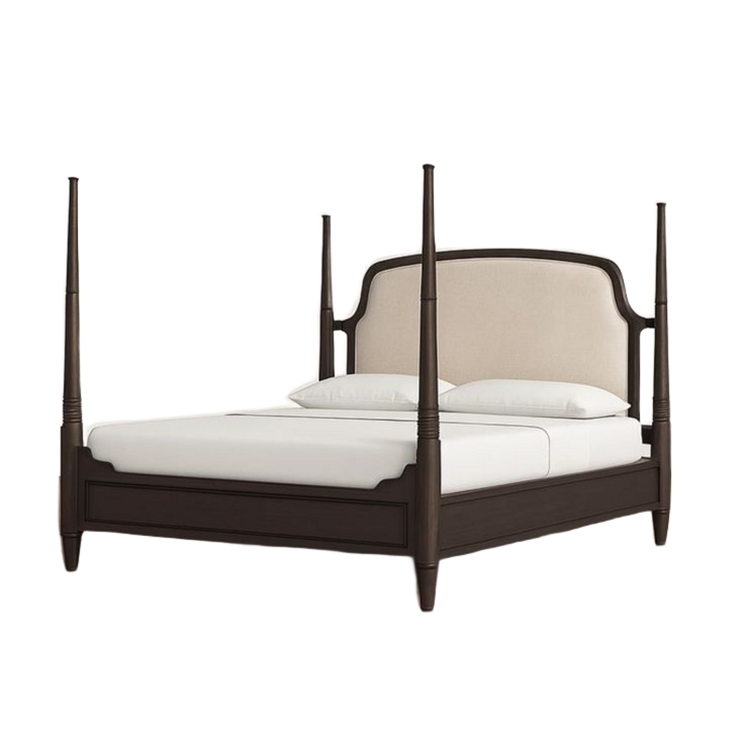 Manor Four-Poster Bed — four-poster bed in walnut | Belmont & Kensing