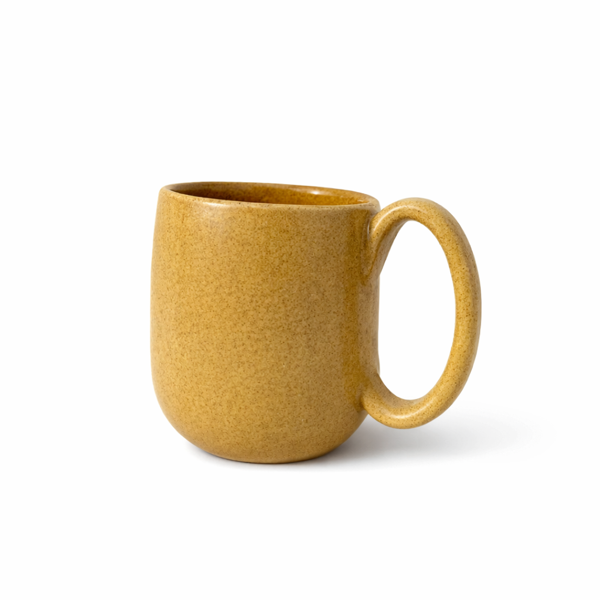 Mustard Ceramic Mug — Belmont & Kensing