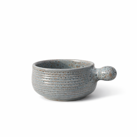 Grey Handled Ceramic Bowl — Belmont & Kensing