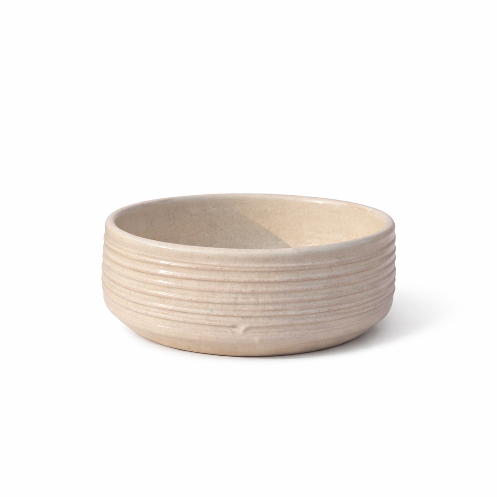 Cream Stoneware Bowl — Belmont & Kensing