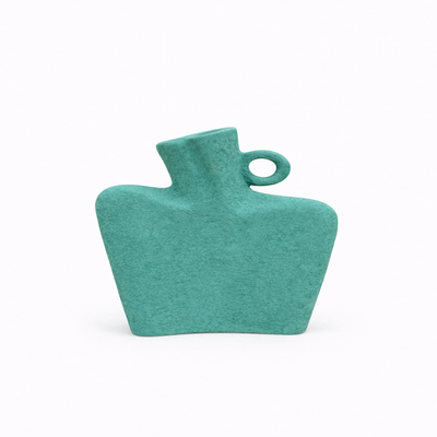 Teal Sculptural Object — Belmont & Kensing