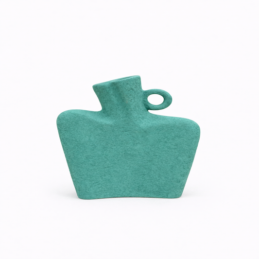 Teal Sculptural Object — Belmont & Kensing