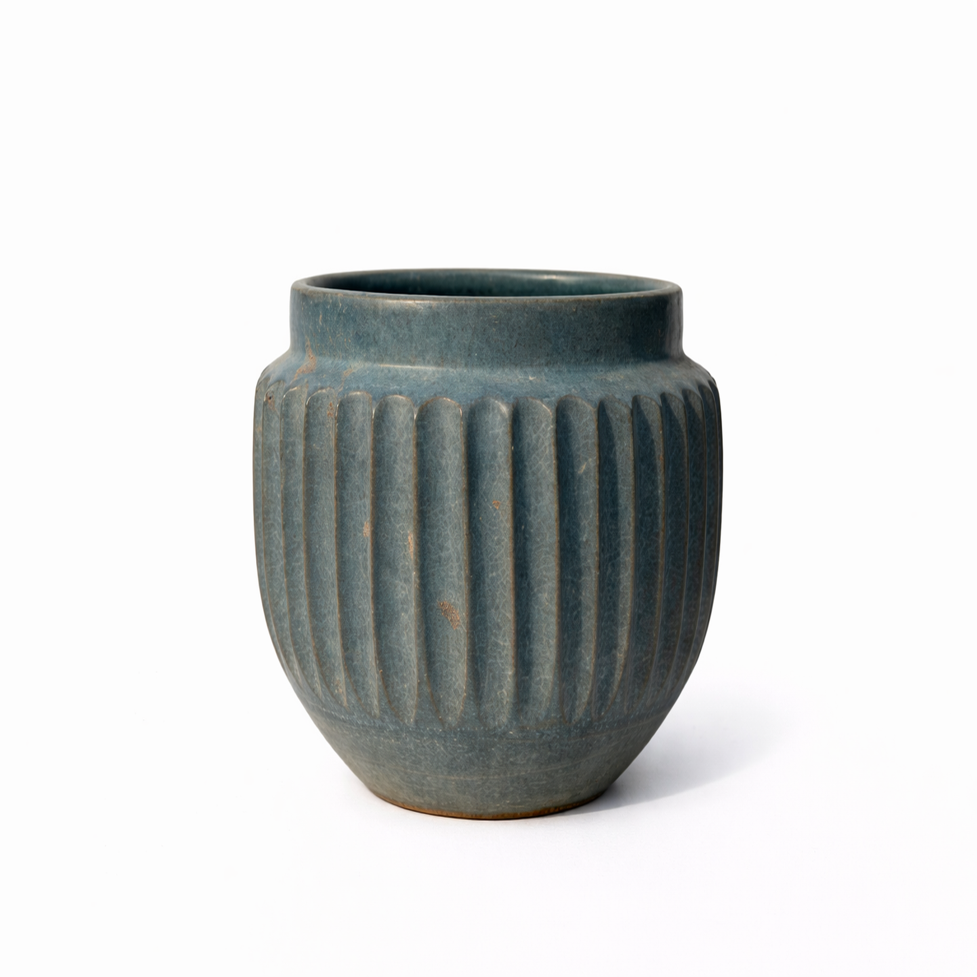 Forest Green Fluted Vase — Belmont & Kensing