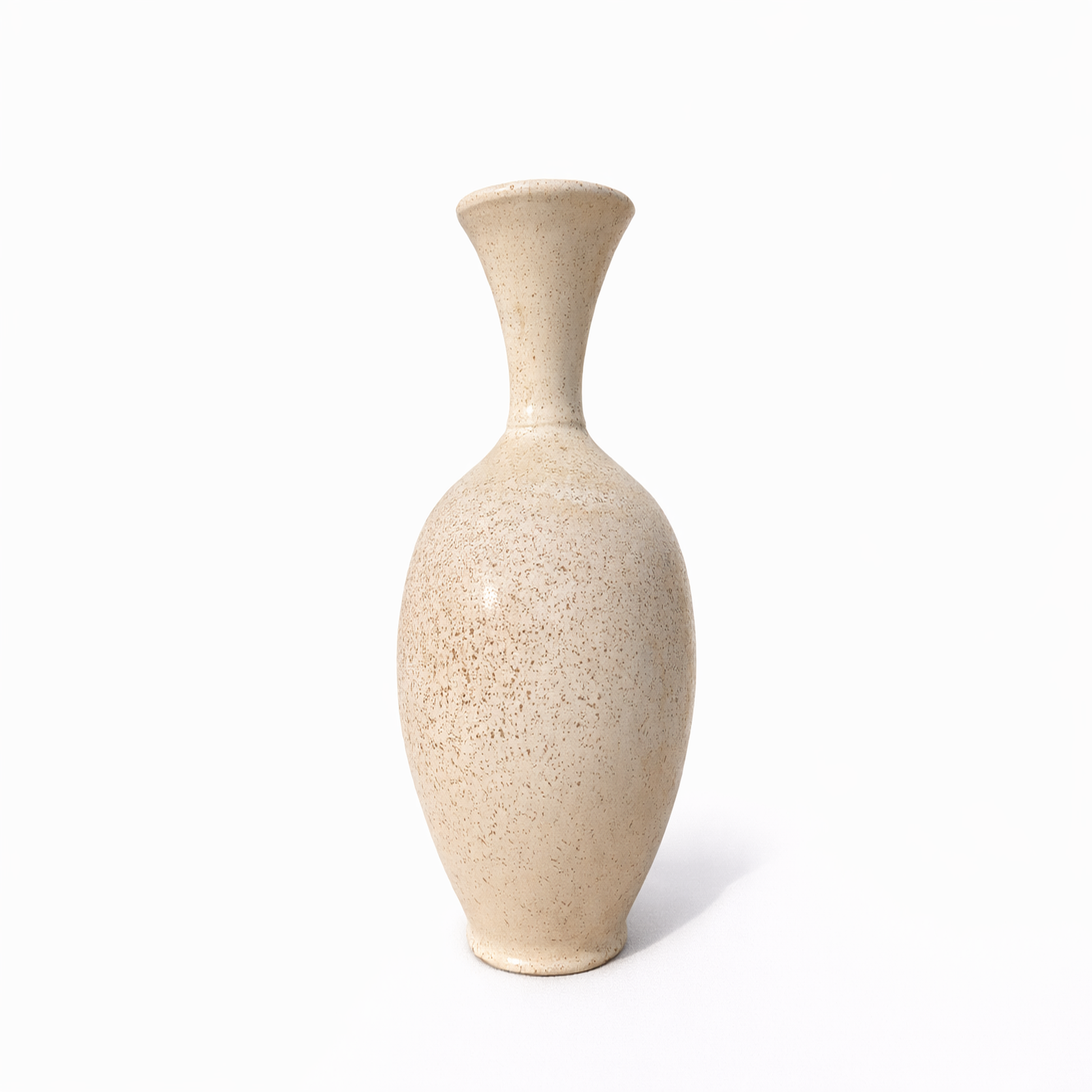 Cream Slim Bottle Vase — Belmont & Kensing