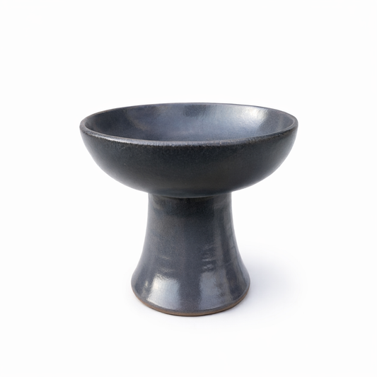 Green Footed Pedestal Bowl