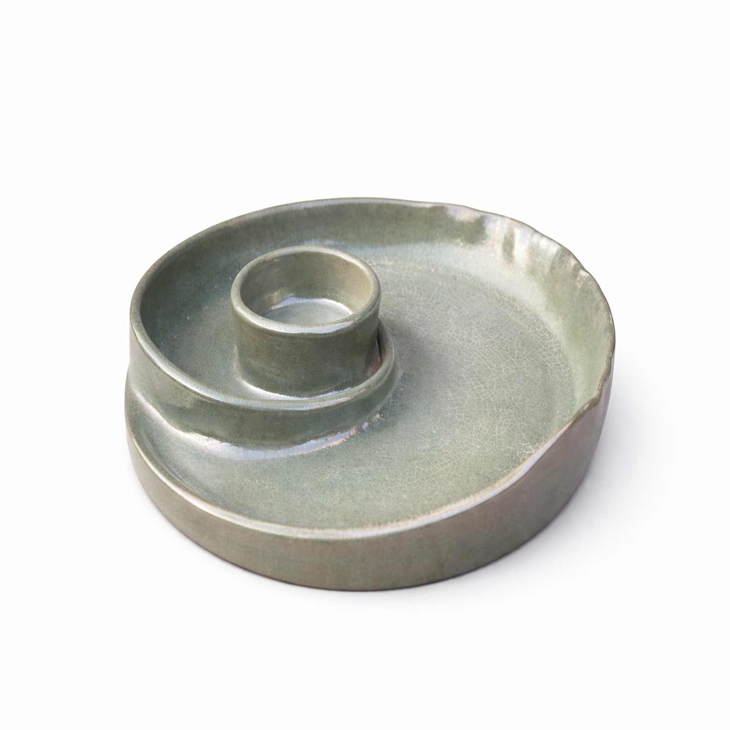 Olive Swirl Decorative Dish — Belmont & Kensing