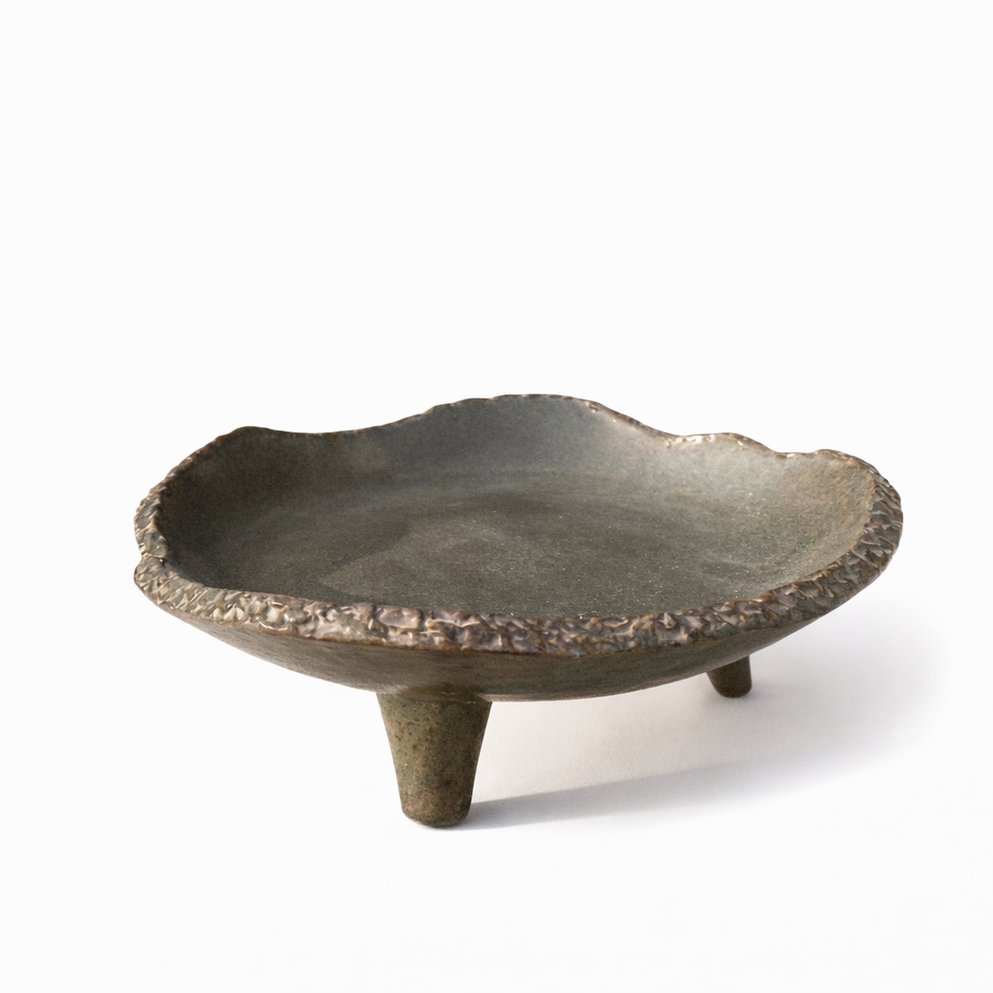Bronze Pebble Footed Dish — Belmont & Kensing