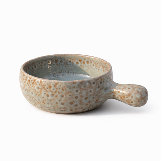 Speckled Handled Ceramic Bowl — Belmont & Kensing