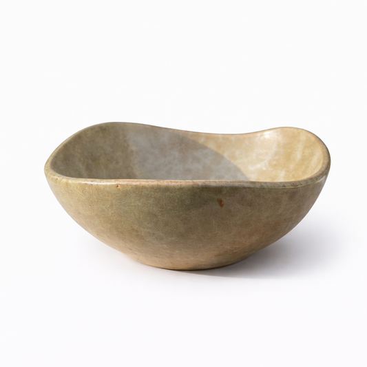 Tan Boat Serving Bowl — Belmont & Kensing