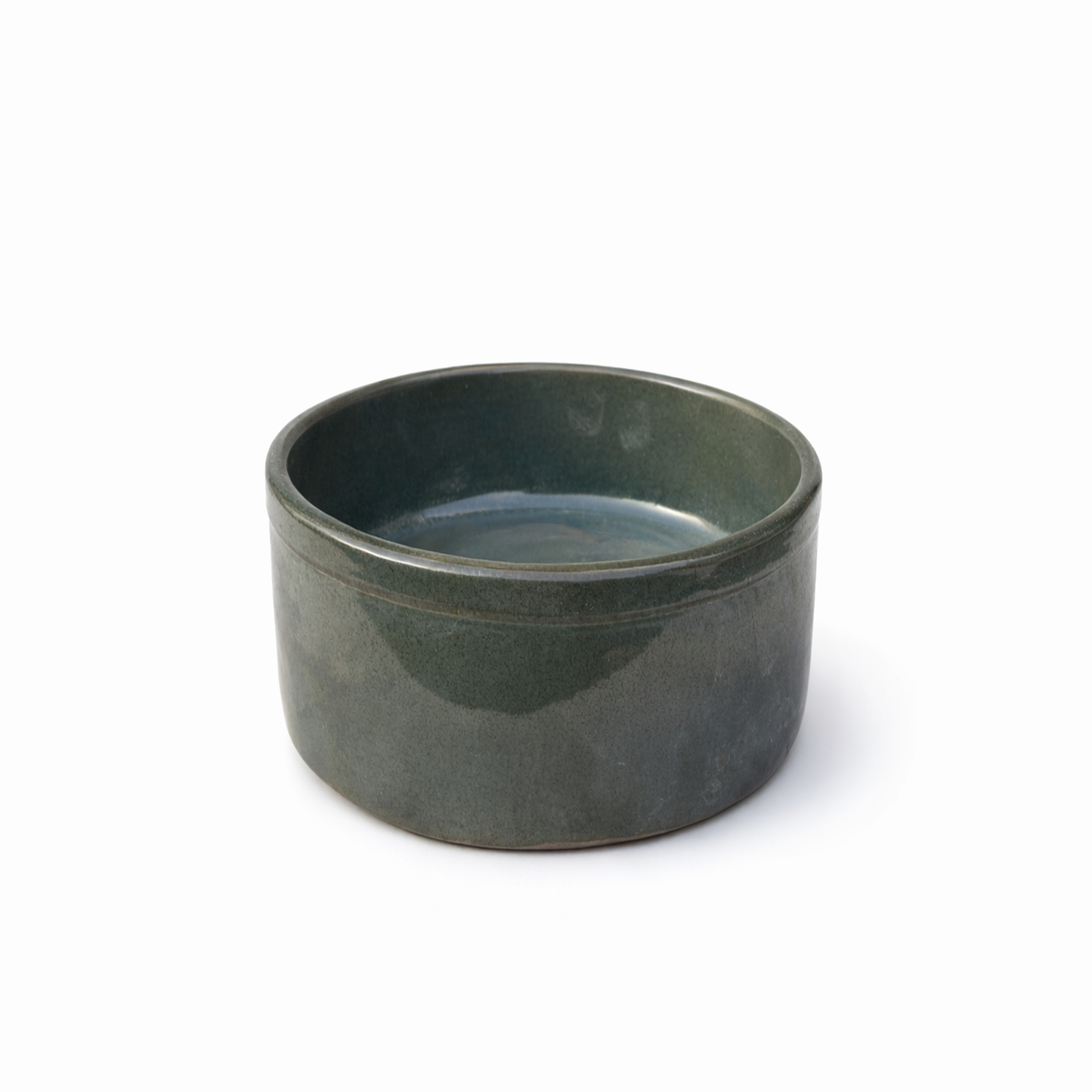 Forest Green Ceramic Bowl — Belmont & Kensing