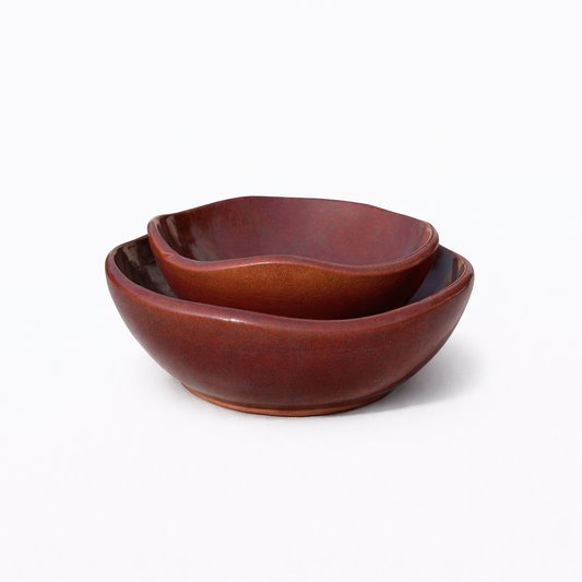 Terracotta Shallow Bowl — Belmont & Kensing