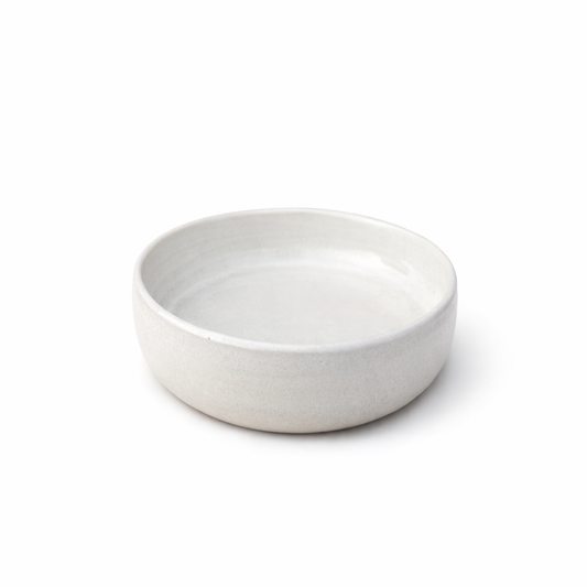 White Ceramic Bowl — Belmont & Kensing