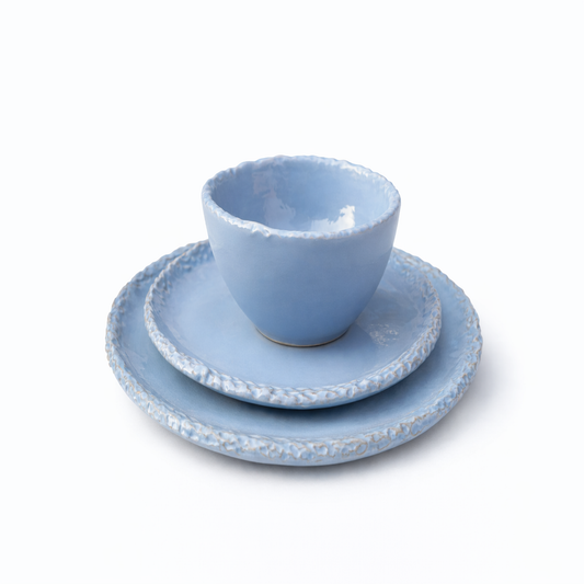 Light Blue Tableware Set — Belmont & Kensing